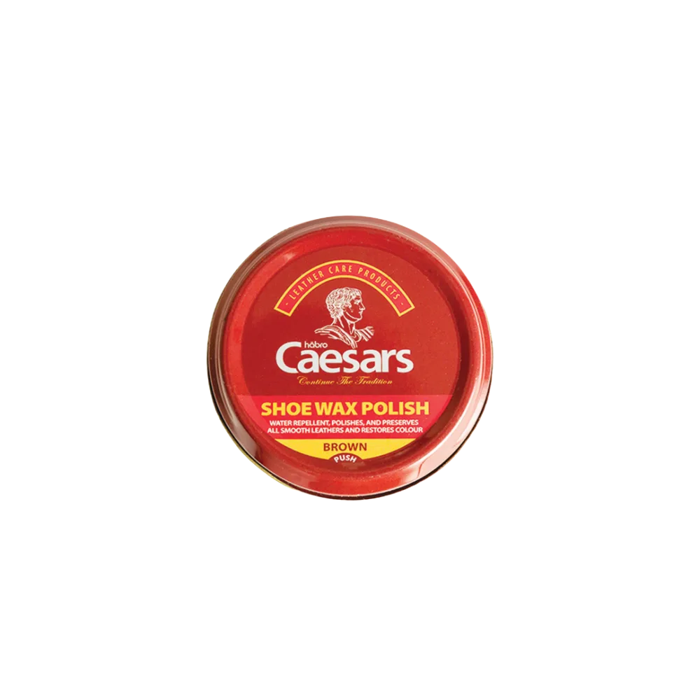 Caesars Shoe Wax Polish Brown pack shot