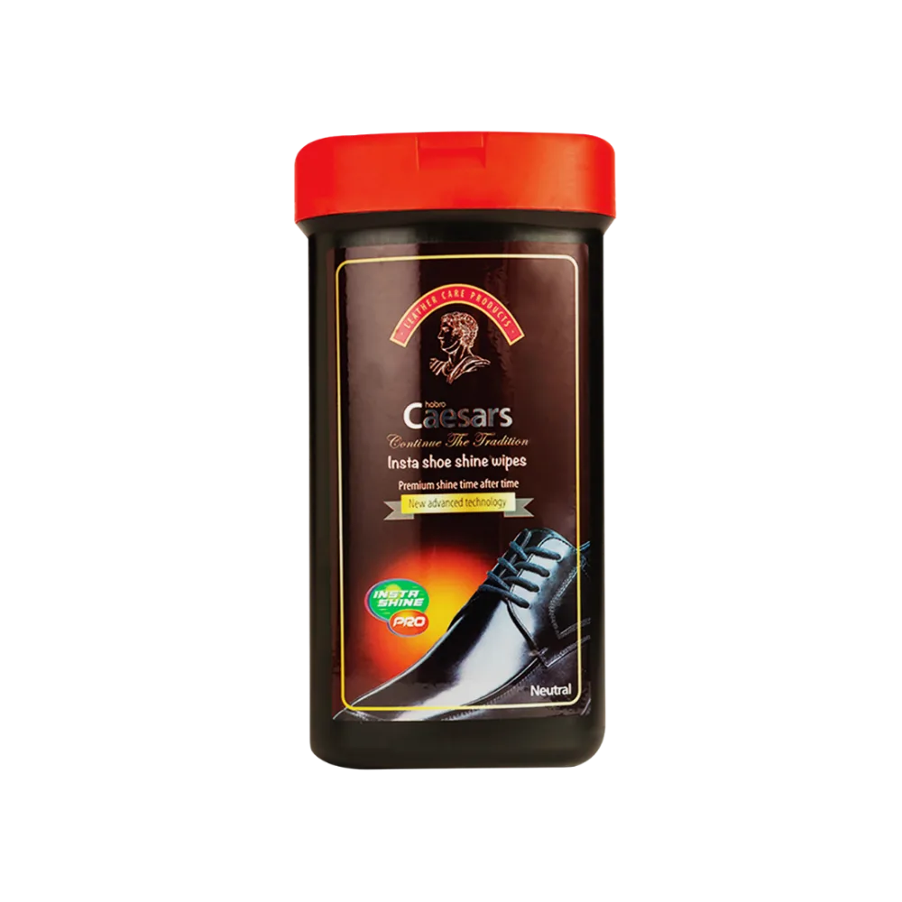 Caesars Shoe Wipes pack shot