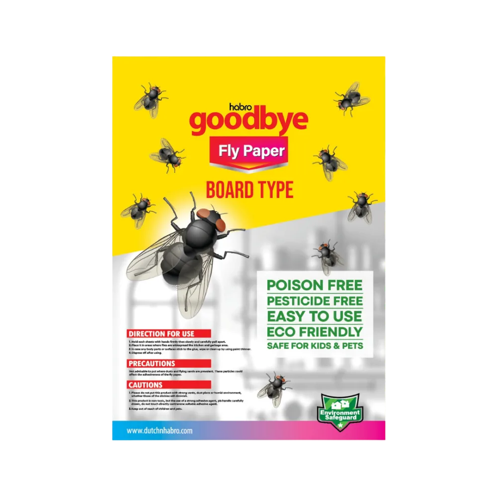 Goodbye Fly Paper Board Type pack shot
