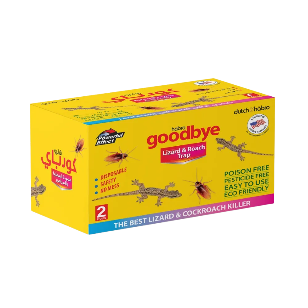Goodbye Lizard and Roach Trap pack shot
