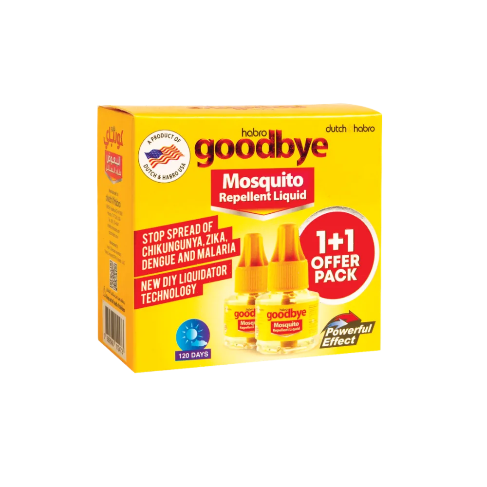 Goodbye Mosquito Repellent Liquid 1+1 pack shot