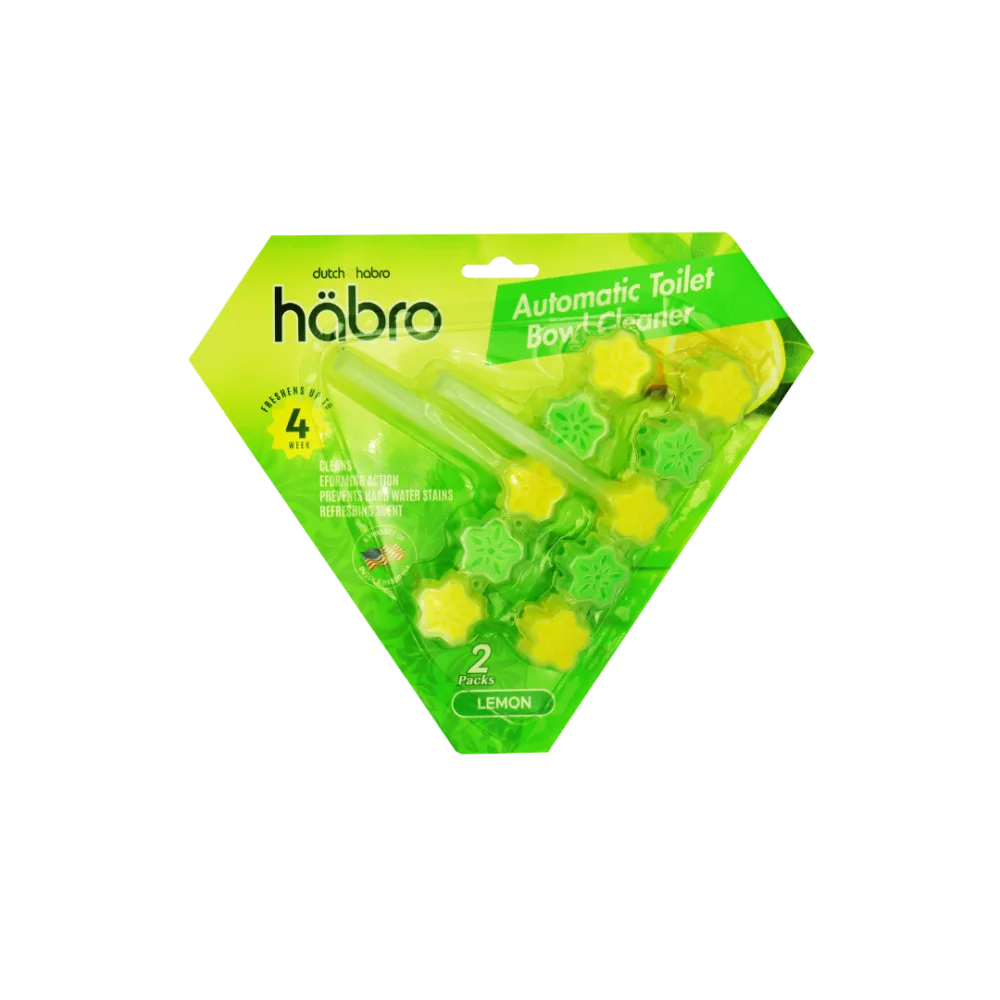Habro Automatic Toilet Bowl Cleaner Lemon pack shot