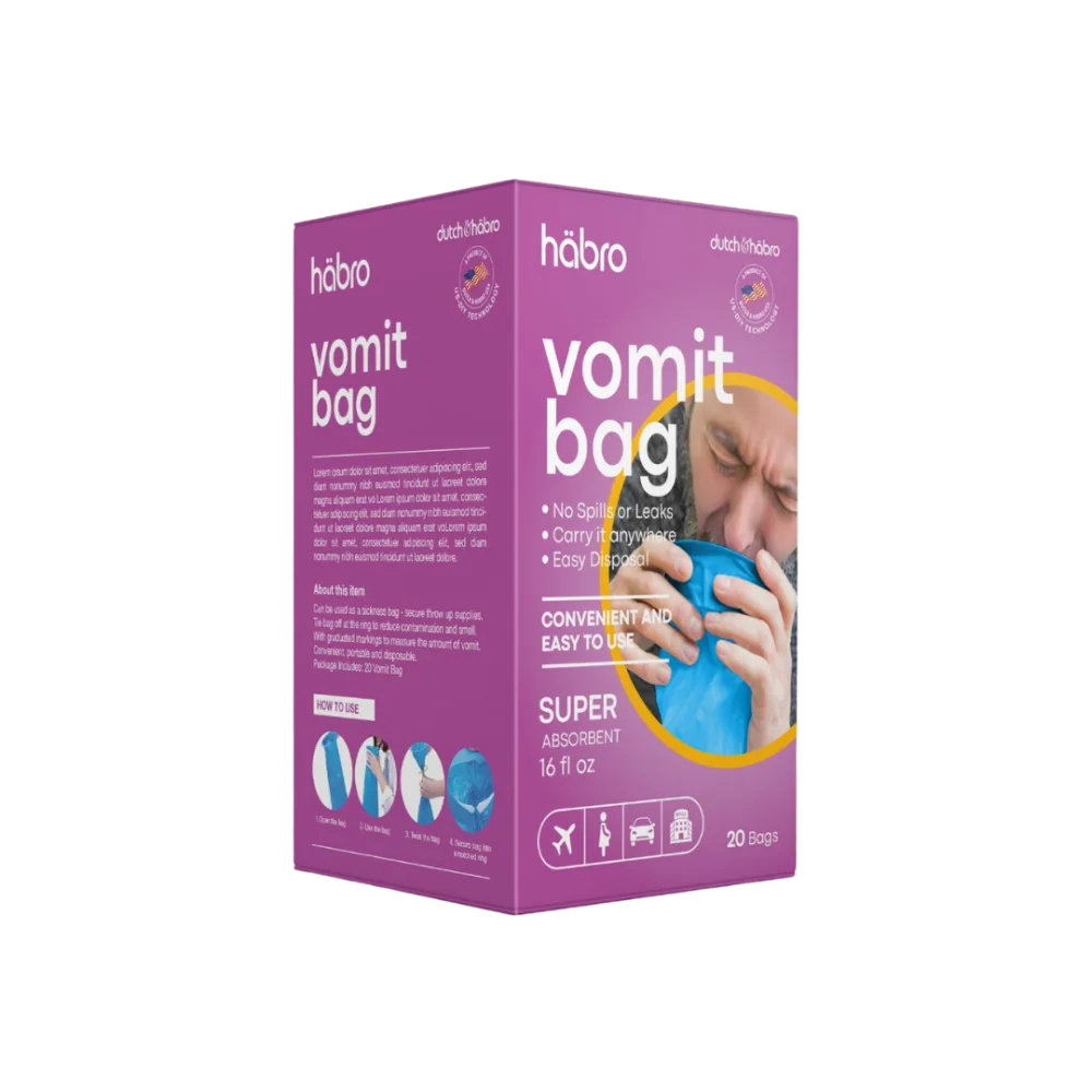 Habro Vomit Bag pack shot